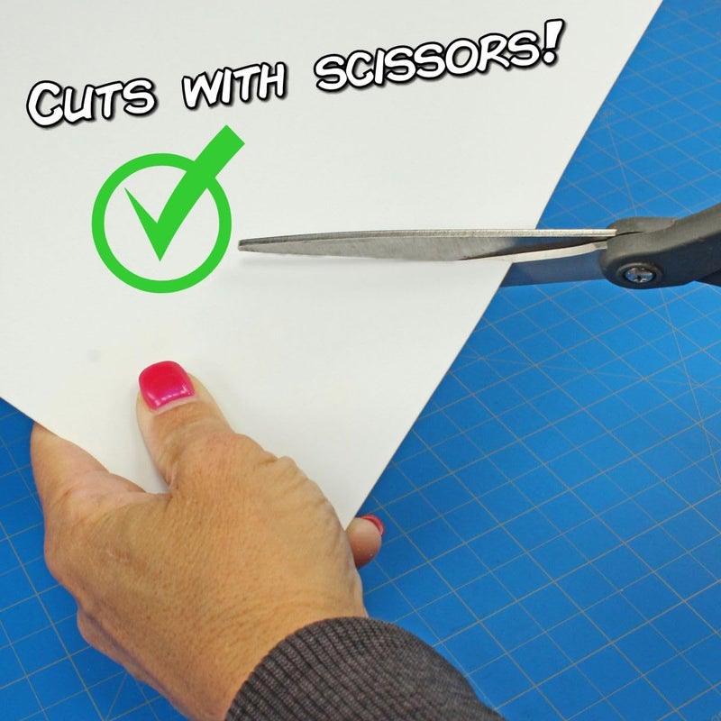 LITKO 8x10-inch Polystyrene Flexible Craft Sheets | Plasticard | Styrene Plastic Sheets | Modeling | Crafting | Scratch Building | Displays | White (Varity Pack) - Image 4